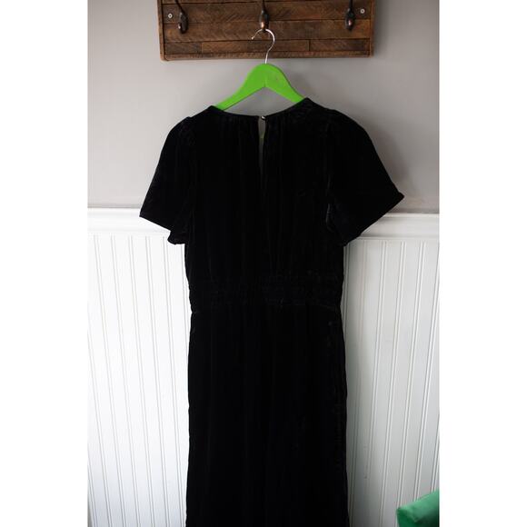 Anthropologie The Somerset Jumpsuit: Velvet Edition Medium Black - Picture 4 of 4
